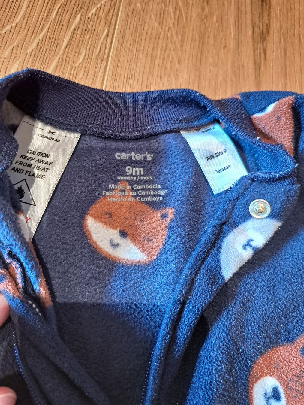 Carter's Pigiama & Simili: Carter's Fleece Pyjama, Grösse 9 Monate – Usato da Zell LU venduto da starlight_ 1