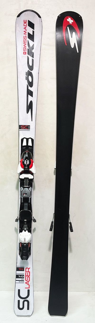 Stöckli Skis: Stöckli LASER SC TFC   149 cm; mit Platte – Gebraucht aus Brüttisellen von SkiverkaufStepan 1