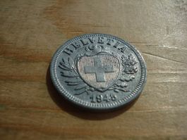 (D1) Départ 1 CHF 2 Rappen 1945 UNZ