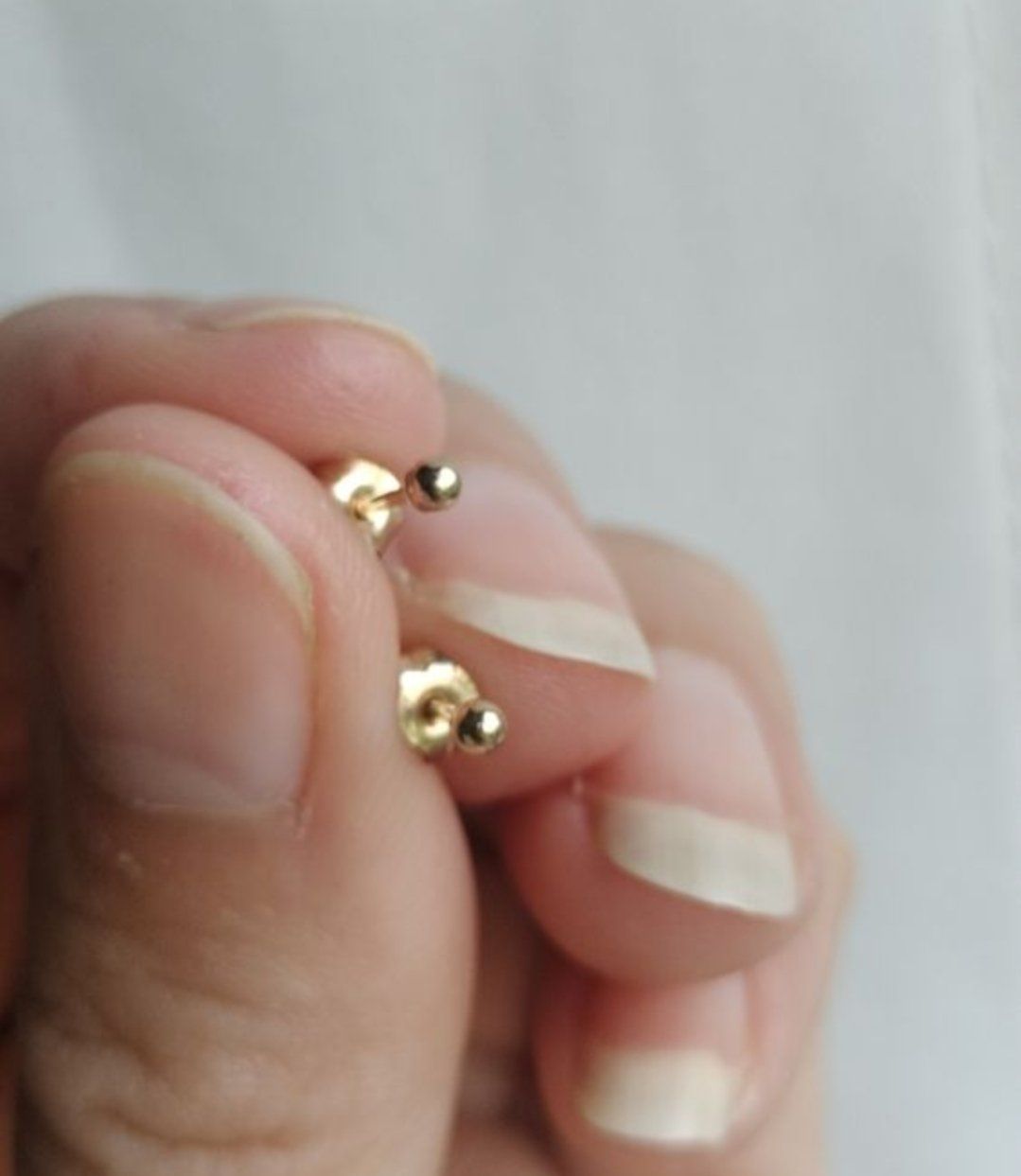 Orecchini pendenti & Orecchini a lobo: Kugelform Ohrstecker 14ct 585 Gold – Nuovo e nell'imballaggio originale da Schwyz venduto da els_7cys 7