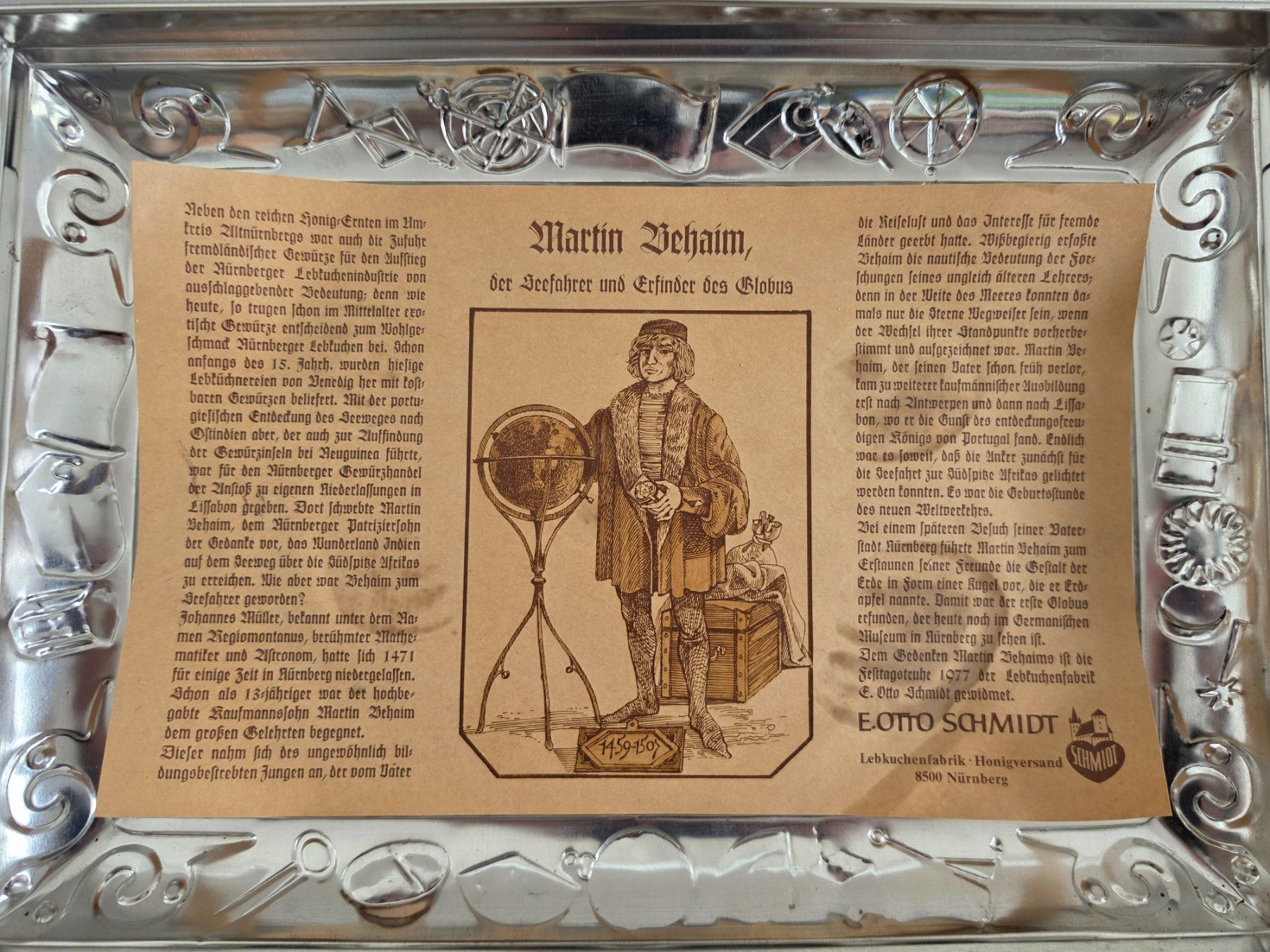 Barattoli: Vintage Lebkuchendose Blech - E. Otto Schmidt Nürnberg 1977 – Usato da Birr venduto da DisDas 5