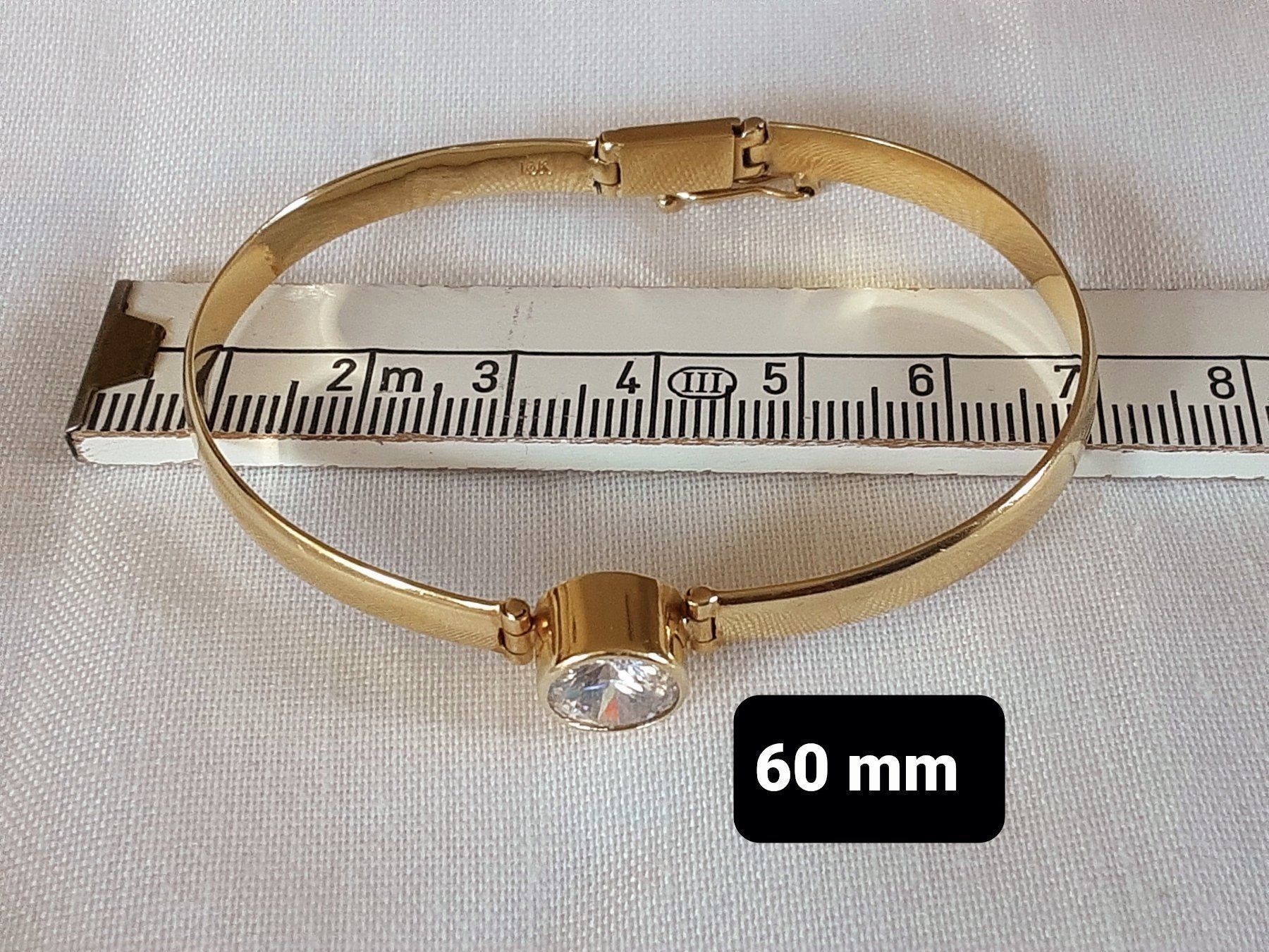 Bracciali & Braccialetti: 750 Gelbgold Armreif oval – Nuovo (secondo la descrizione) da Bern venduto da Javero 1
