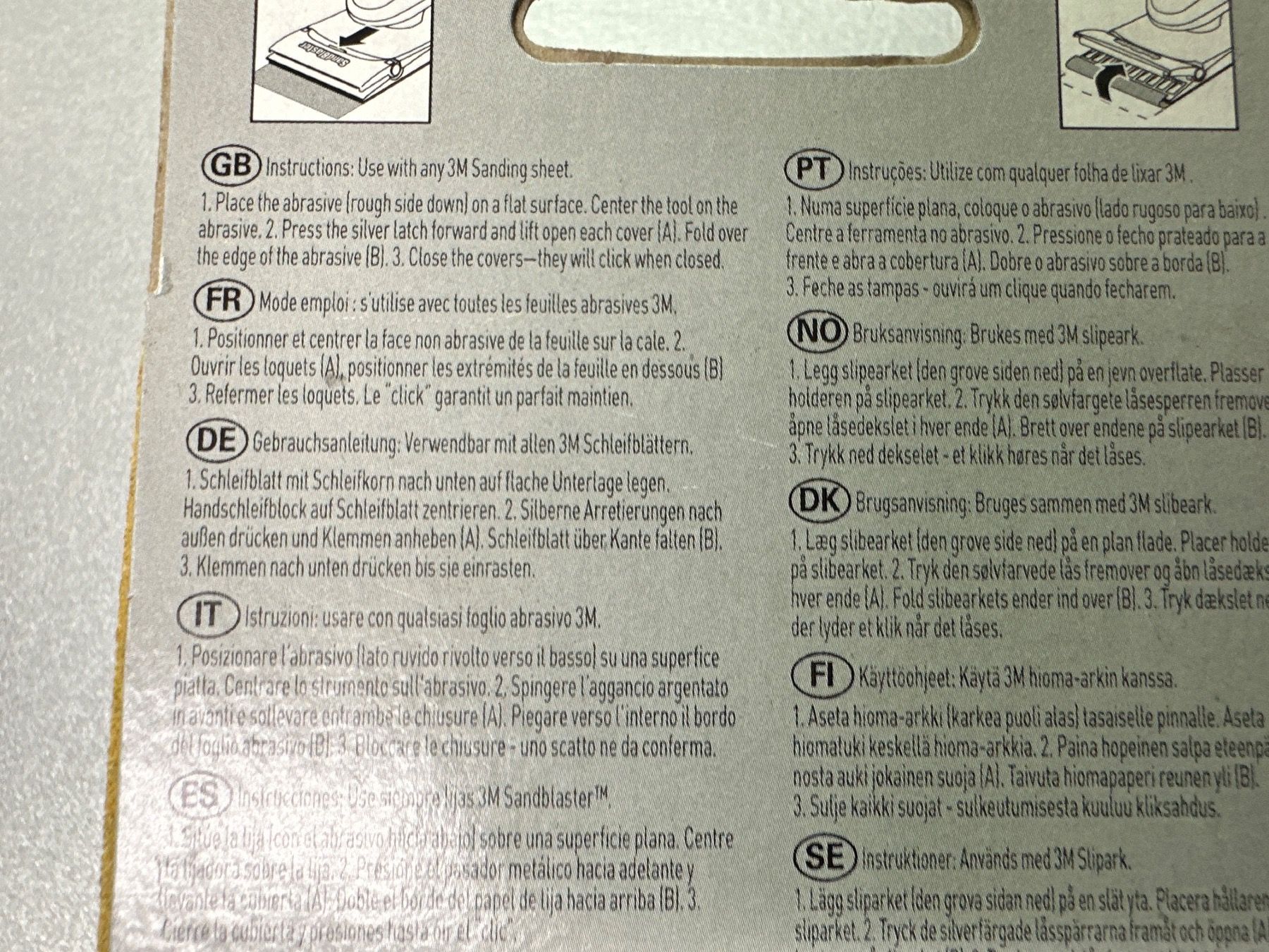 3M Tutti gli attrezzi: Neuer, grosser Handschleifblock – Nuovo e nell'imballaggio originale da Necker venduto da liq24 3