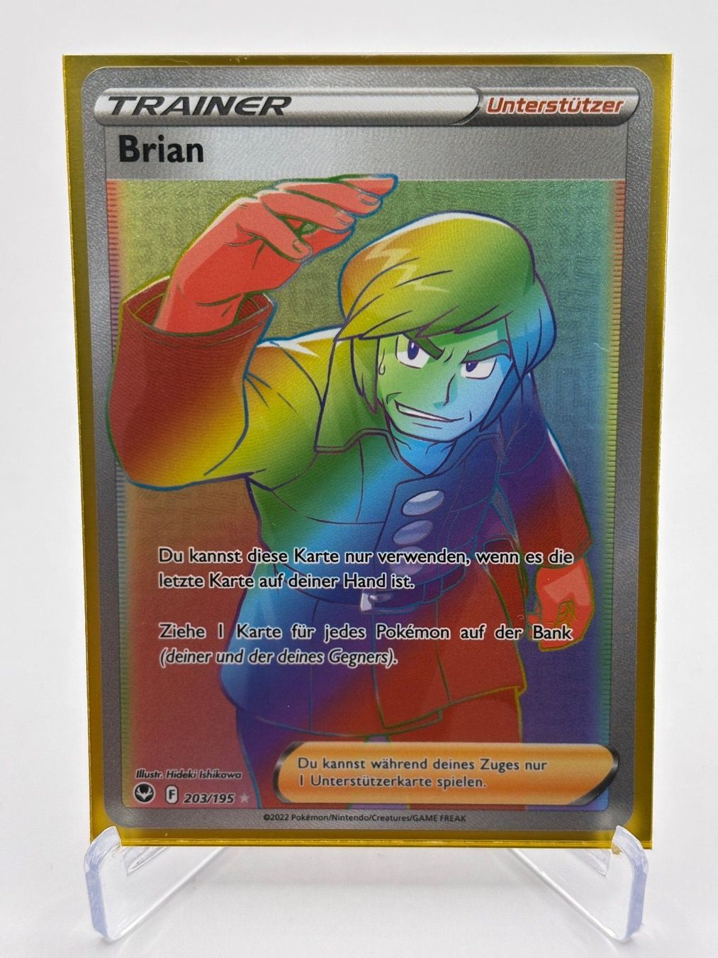 Pokémon Sammelbilder & Trading cards: Silberne Sturmwinde - Brian  (SIT 203) - Deutsch – Neu (gemäss Beschreibung) aus Allschwil von Bullach