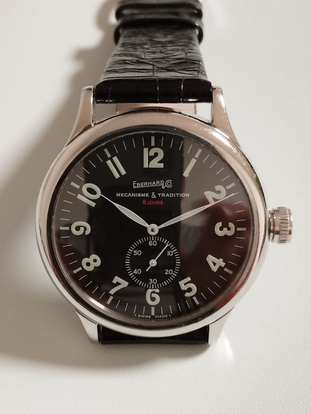 Eberhard & Co. Uhren: EBERHARD & Co TRAVERSETOLO 8 JOURS HANDAUFZUG – Gebraucht aus Zürich von MY-WATCH24