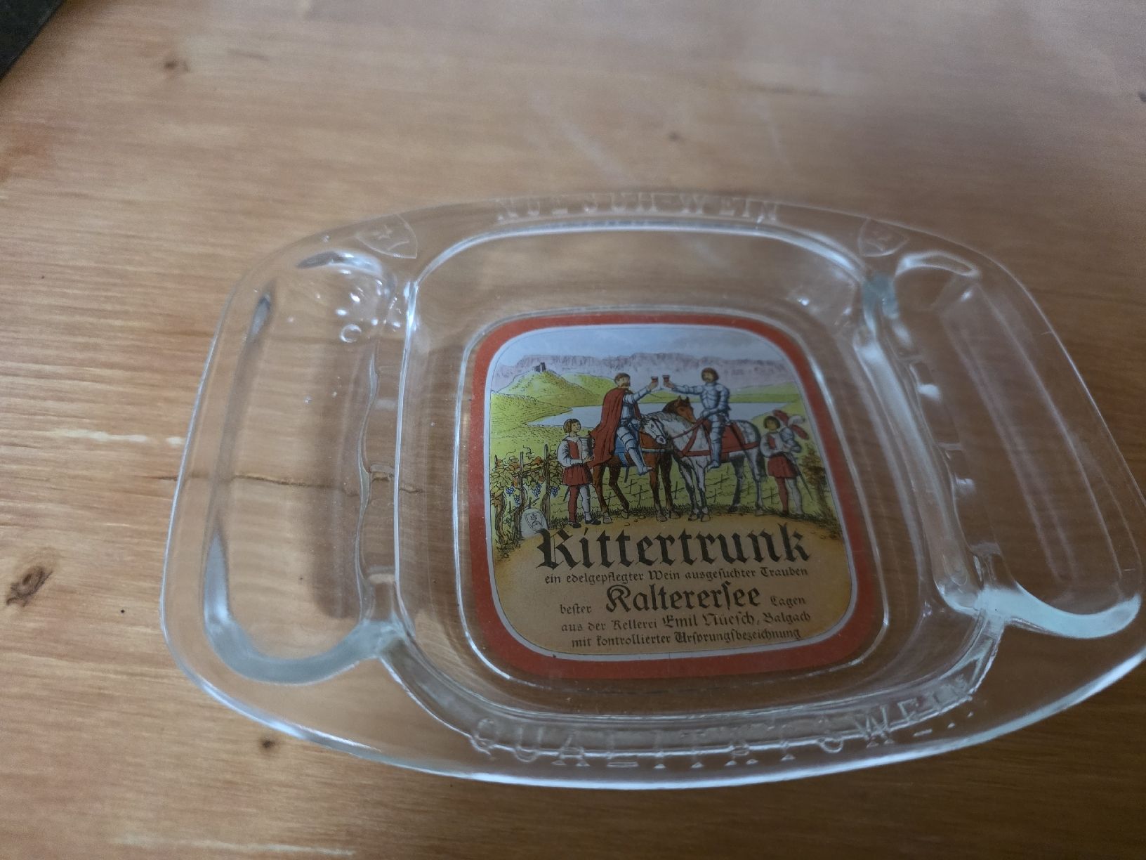 Portacenere: Glas Aschenbecher "Rittertrunk"  – Usato da Dorf venduto da Echo_Elements 1