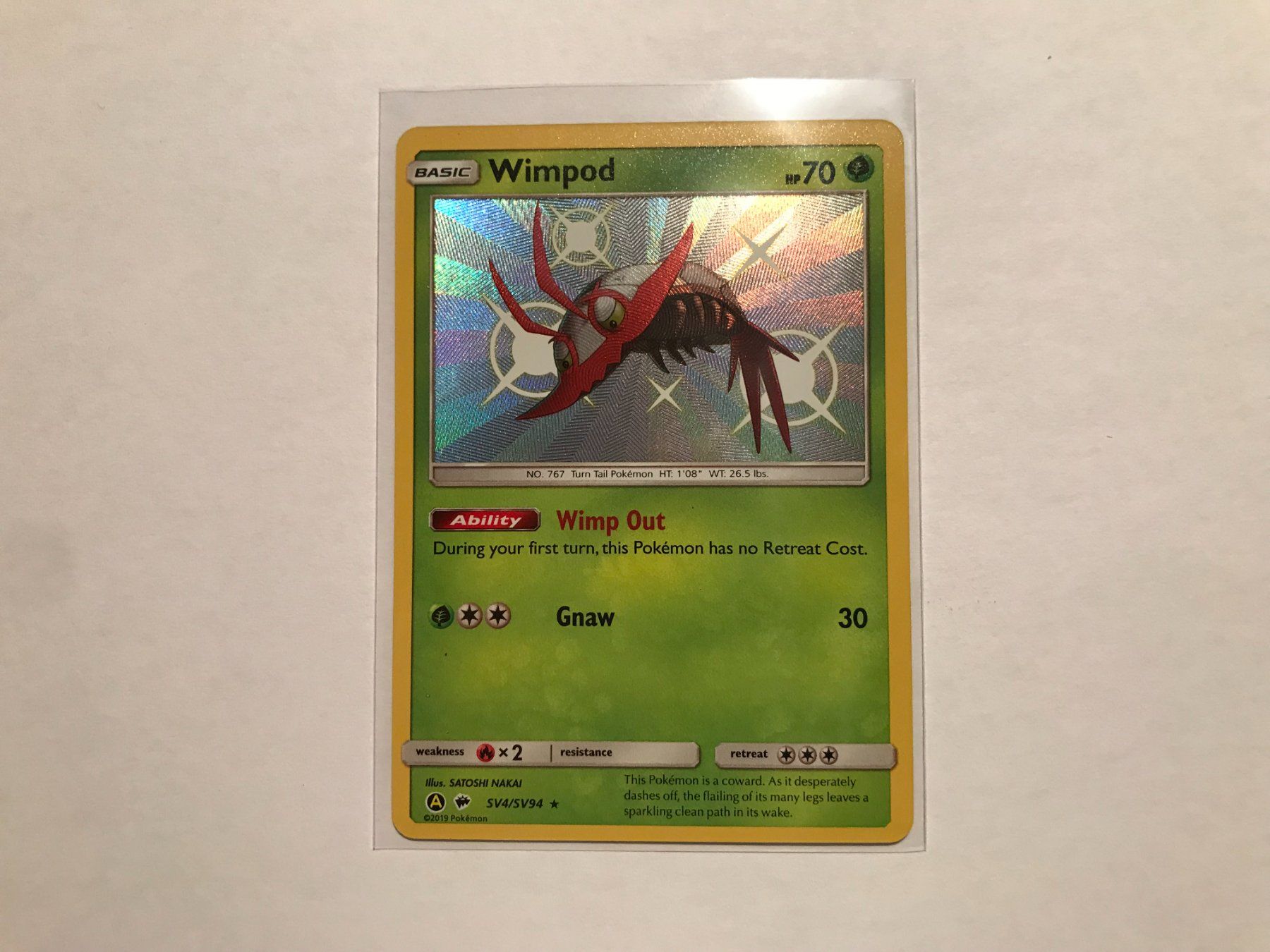 Pokémon Sammelbilder & Trading cards: Wimpod Shiny Hidden Fates EN – Gebraucht aus Hagendorn von Pokecollectorch