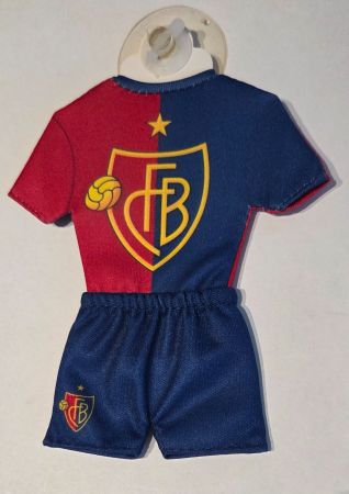 FC Basel. FCB Minitrikot mit Saugnapf. Wimpel
