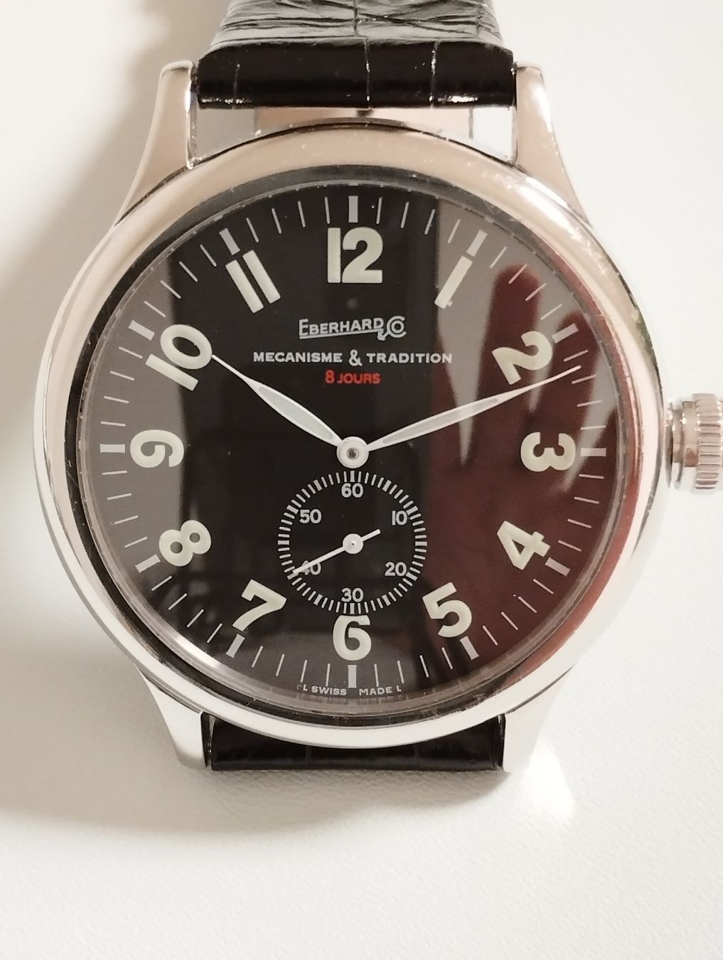 Eberhard & Co. Uhren: EBERHARD & Co TRAVERSETOLO 8 JOURS HANDAUFZUG – Gebraucht aus Zürich von MY-WATCH24 2
