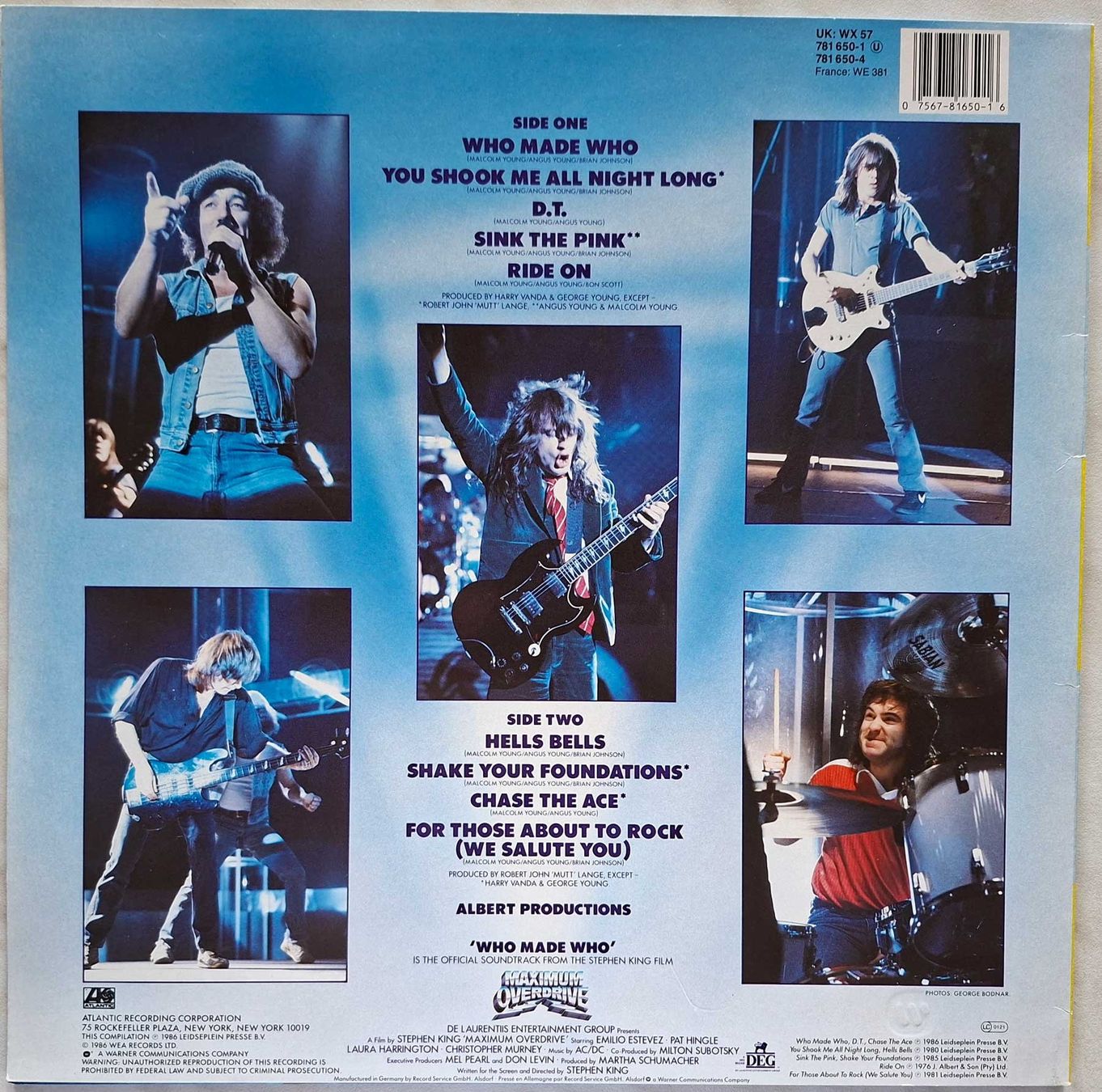 Schallplatten: AC/DC - Who made who – Neu (gemäss Beschreibung) aus  von  1