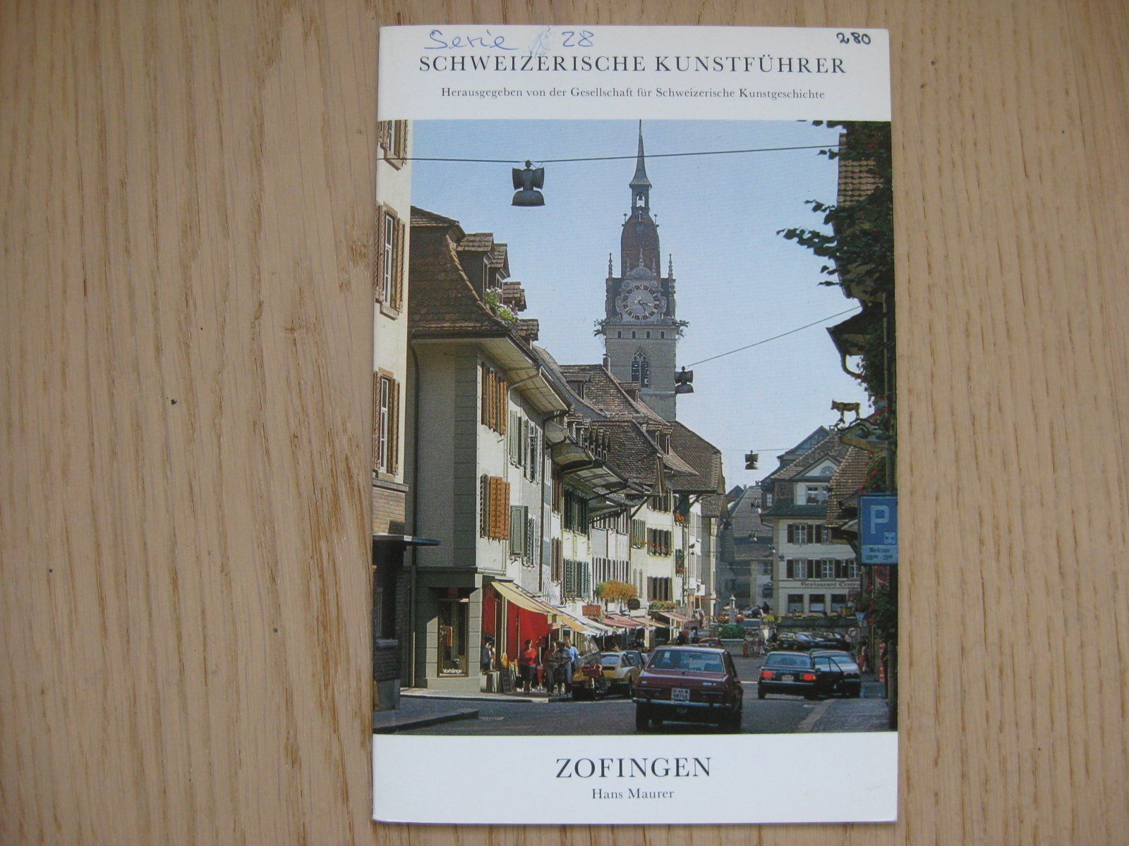 Libri: Heft: Schweizerische Kunstführer, Zofingen – Usato da Malters venduto da Marosko