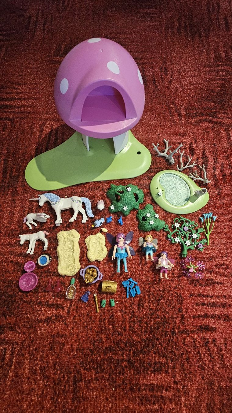 Playmobil Spielzeuge: Playmobil Feenwäldchen mit Einhornpflege 6055 – Gebraucht aus Rudolfstetten von Hoppel17