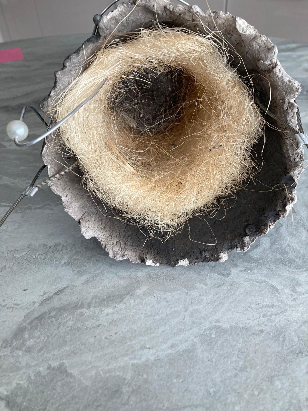 Vasi & Recipienti: Dekorative Vase aus Holz und Perlen – Usato da Buttikon SZ venduto da FlohmarktParadies 1