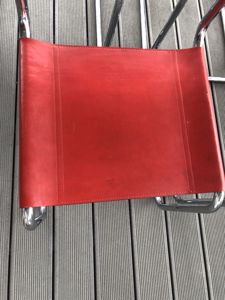 Sedie: Mobilia Italia Leder Freischwinger Rot – Usato da Fribourg venduto da ann_l9b7 4