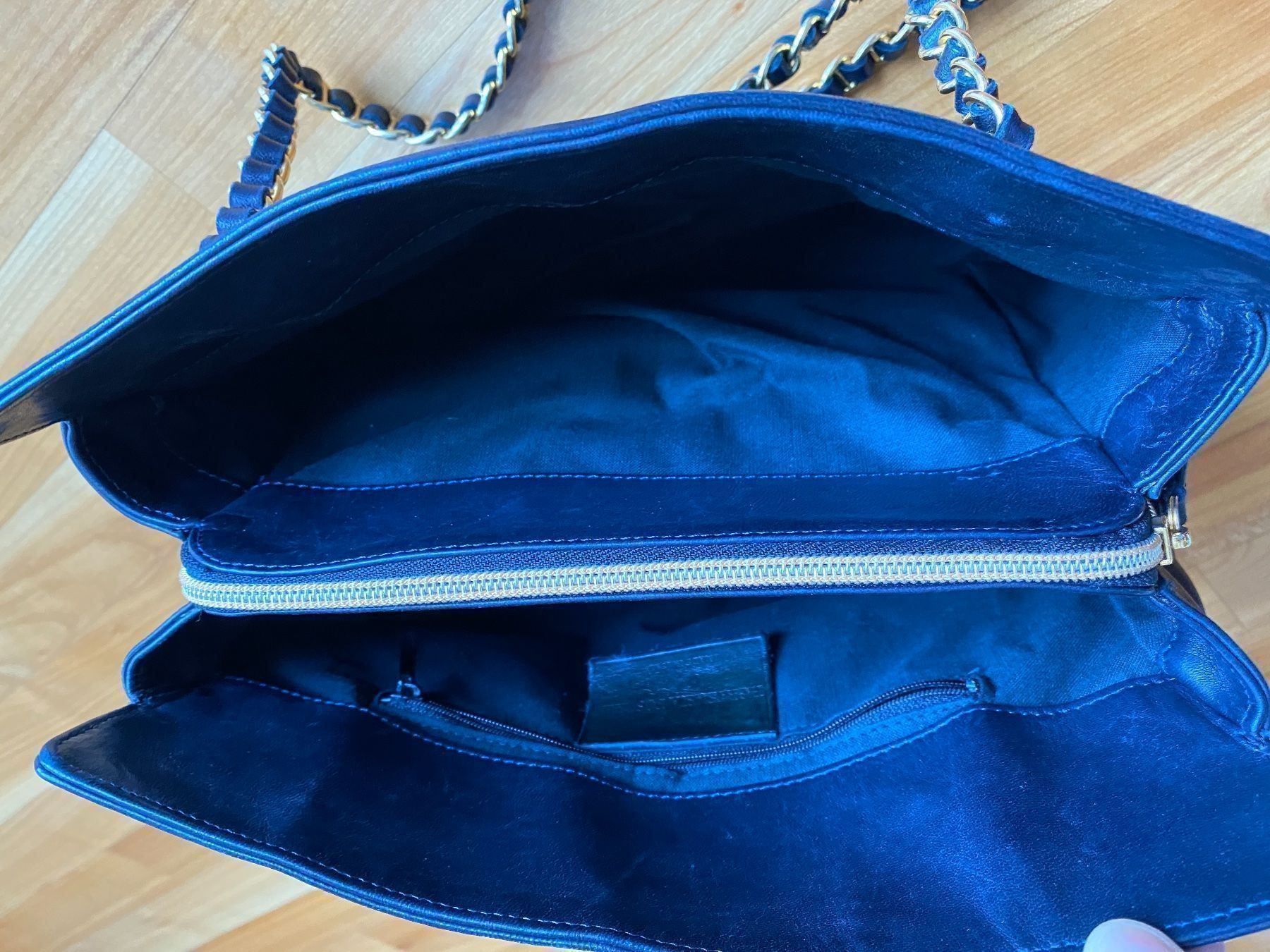 Taschen für Damen: Blaue Leder Handtasche - weiches Leder – Neu (gemäss Beschreibung) aus Zug von tami12 3