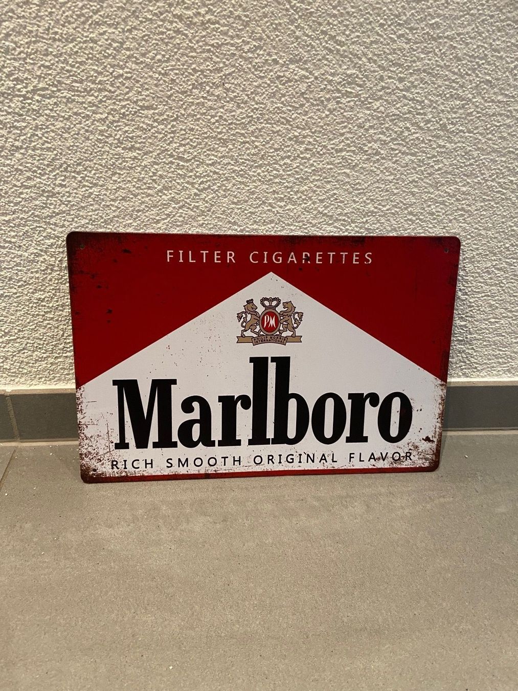 Insegne: METALL SCHILD MARLBORO  NEU EINGETROFFEN! – Nuovo e nell'imballaggio originale da Seon venduto da Aaargauer01 7