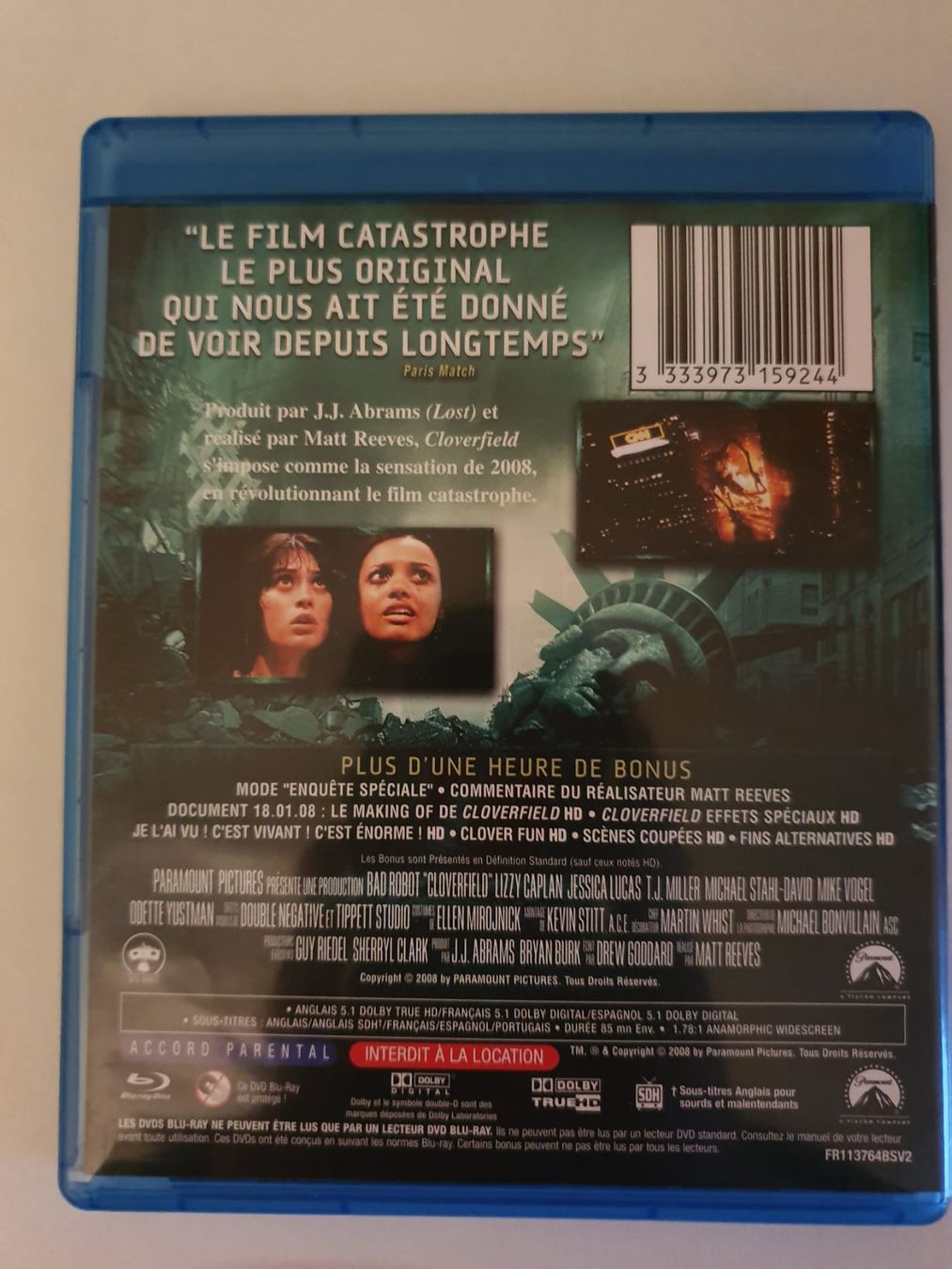 Tutti i DVDs: Cloverfield Francais – Usato da Zollikofen venduto da wir_verkaufen 1