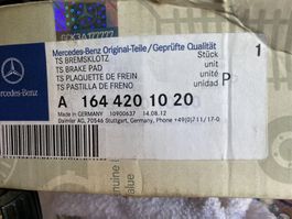 Bremsbeläge Scheibenbremse Hinten HA Mercedes W164 W251 /384