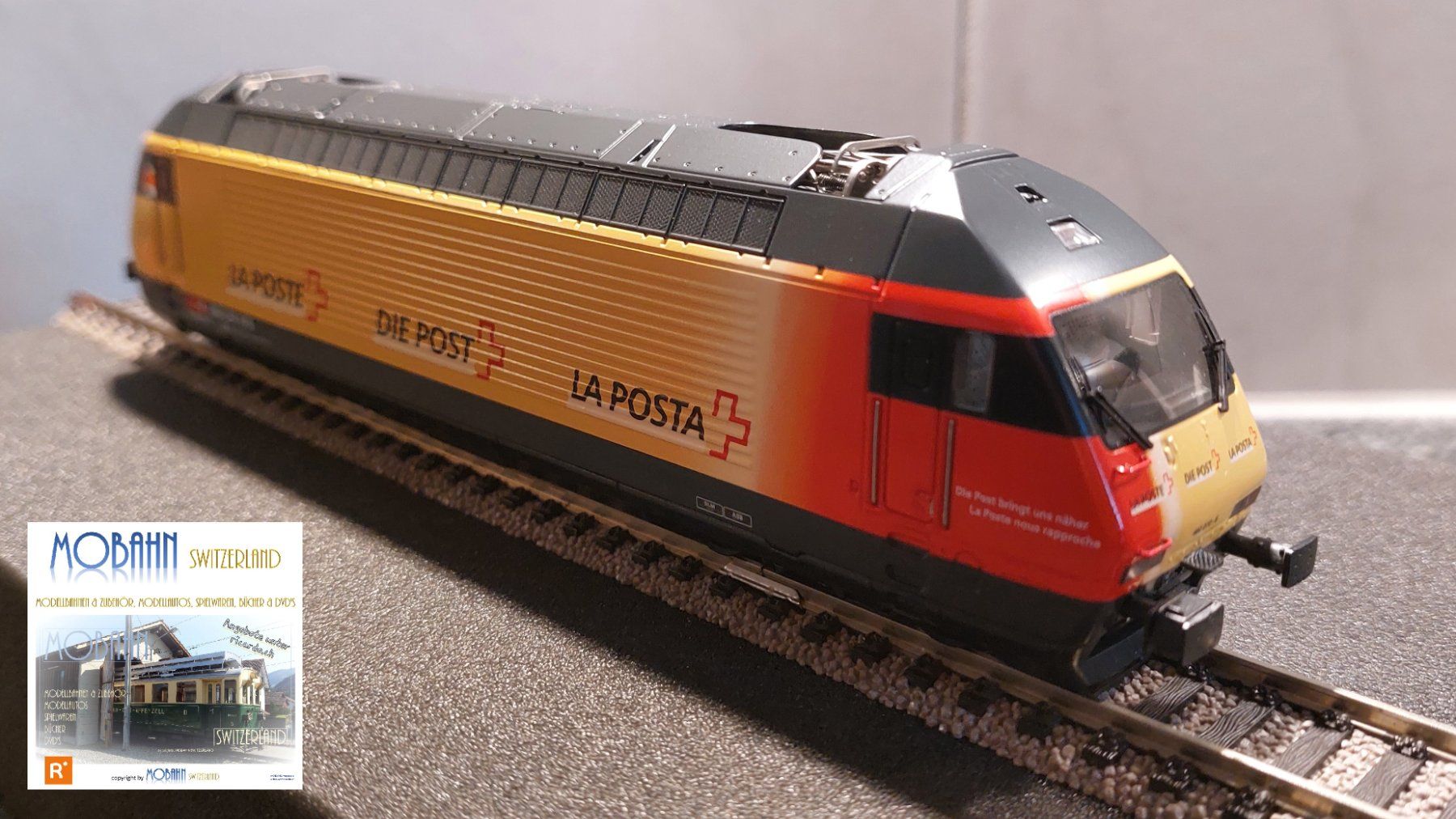 Hag Trains électriques: HAG 281 - Re 460 070-6 "LA POSTE DIE POST LA POSTA" der SBB – Neuf (Voir description) à Rotkreuz par MOBAHN-1zu87 6