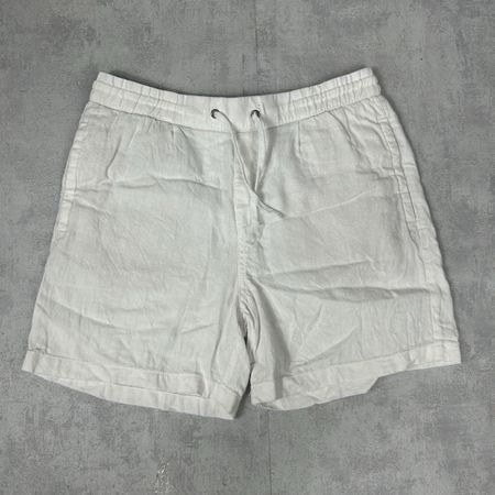 Short en lin Blanc Zara - M homme