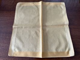 Taschentuch gelb quadratisch guter Zustand