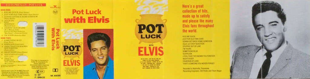 Musicassette: ELVIS PRESLEY - POT LUCK WITH ELVIS – Usato da Bottens venduto da hotter-than-hell