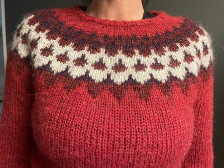Island Pullover handmade neu