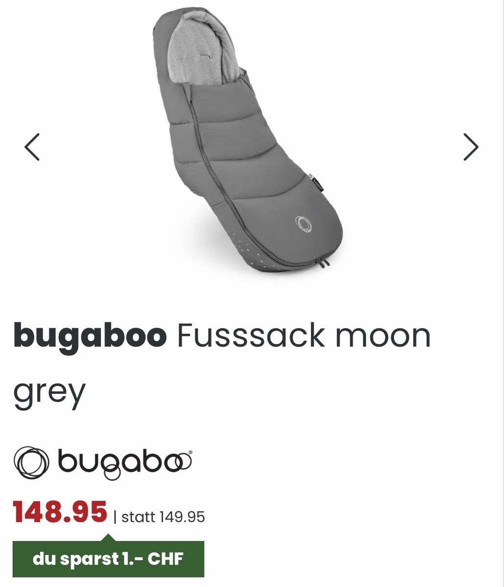 Bugaboo Sacs de couchage: Bugaboo Fusssack – D'occasion à Horw par malvengirl