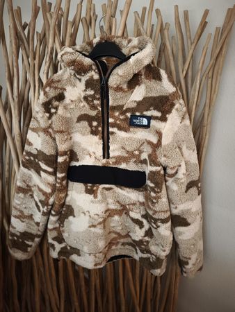 The North Face Fleece Pullover Camo Grösse M Guter Zustand