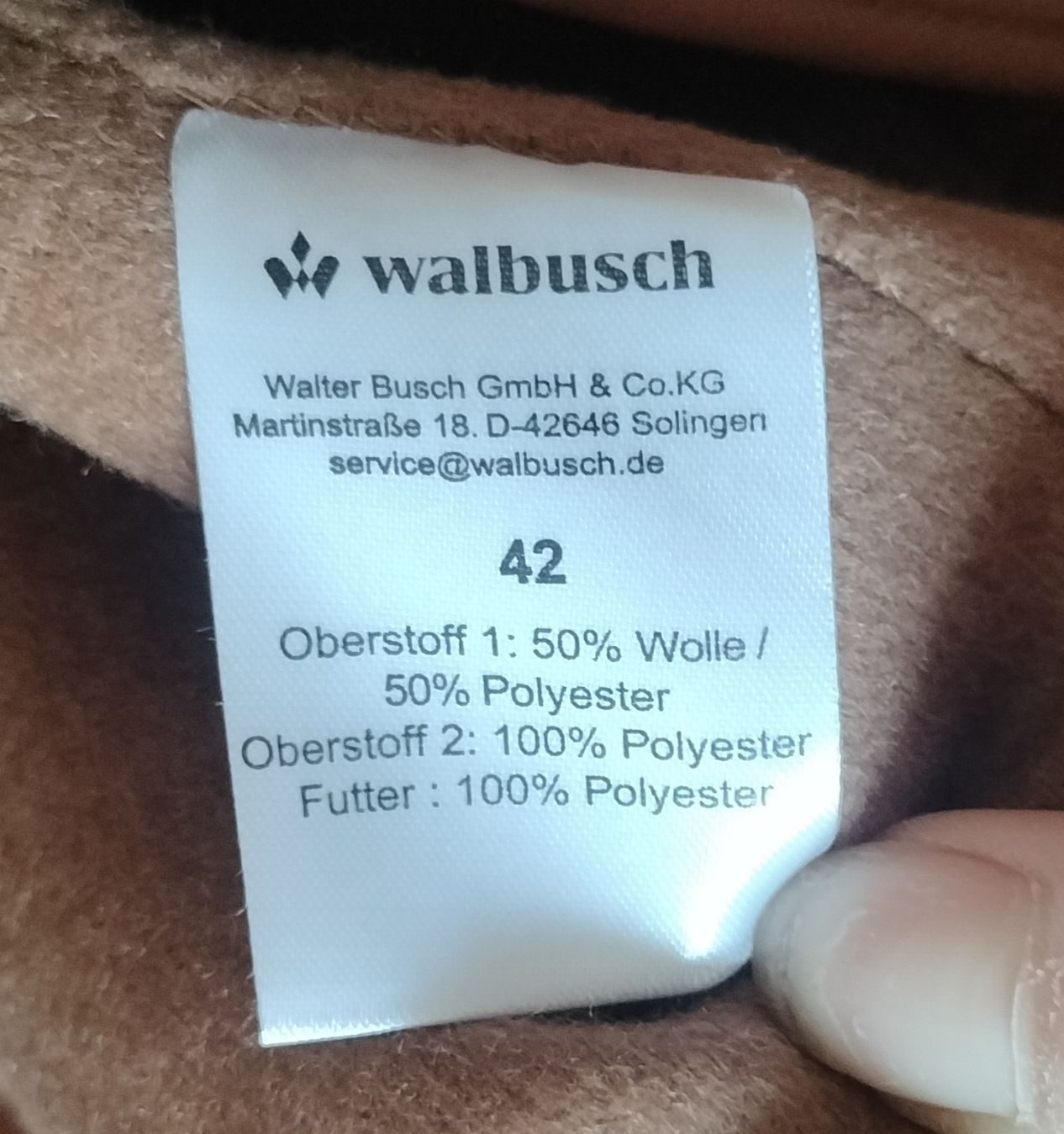 Walbusch Mäntel: Mantel hellbraun Walbusch 42 – Neu (gemäss Beschreibung) aus Bern von verateinilae 1