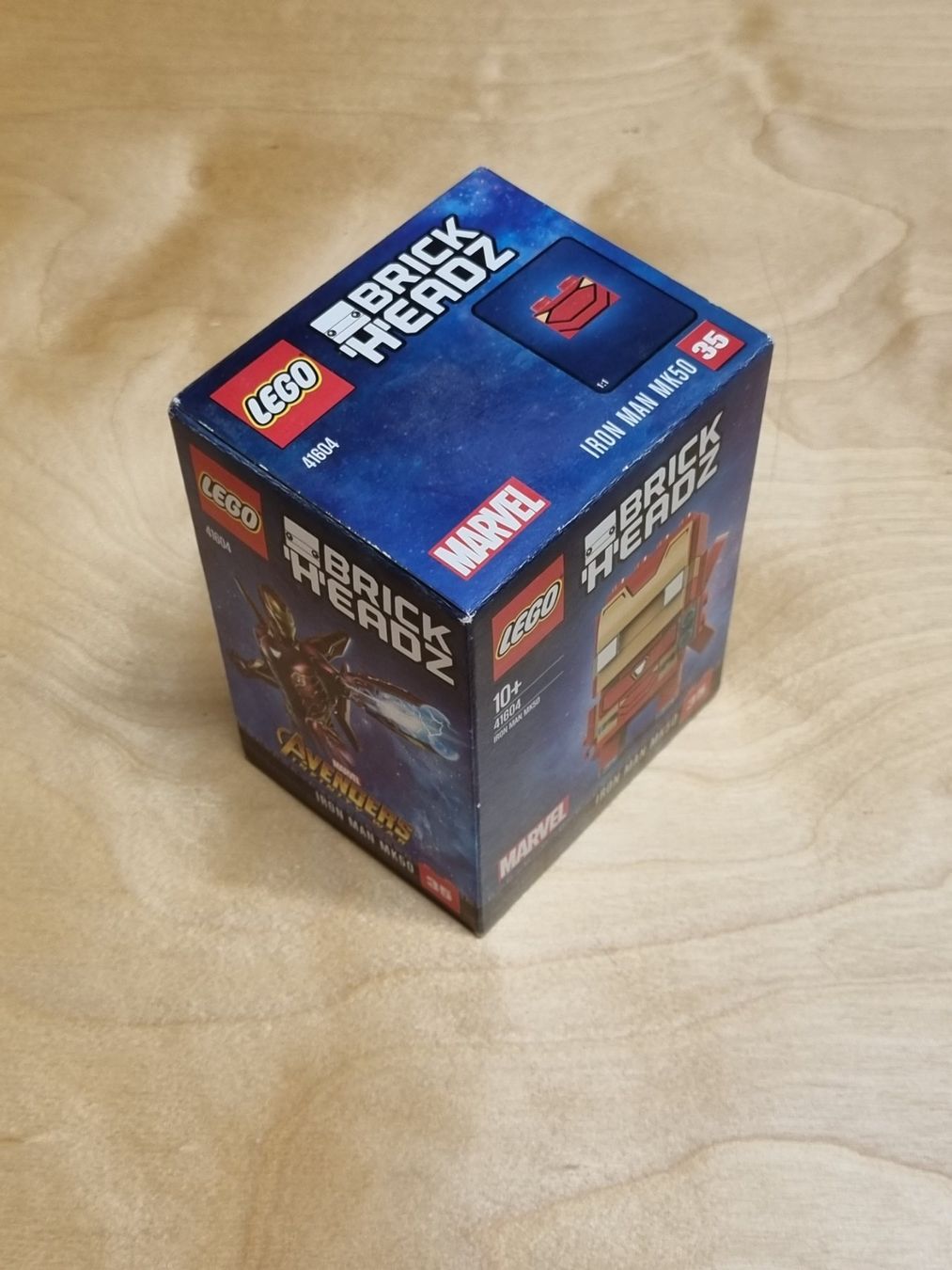 Lego Kit di costruzioni: LEGO Marvel 41604 Iron Man MK50 BrickHeadz – Nuovo e nell'imballaggio originale da Basadingen venduto da NekoBricks 4