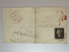 Grossbritannien 1840, One Penny Black, Top Luxus Exemplar!