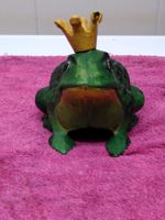 Froschkönig Gusseisen grün guter Zustand