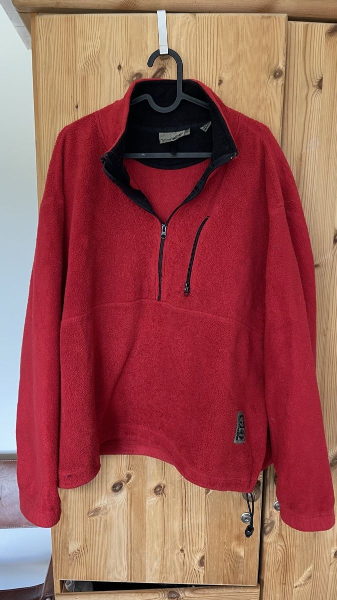 Maglioni & Felpe: Timberland Fleece Pullover Rot, Grösse L – Usato da Boniswil venduto da mel_6qgk