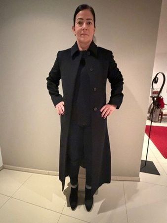 Wintermantel von Max Mara schwarz