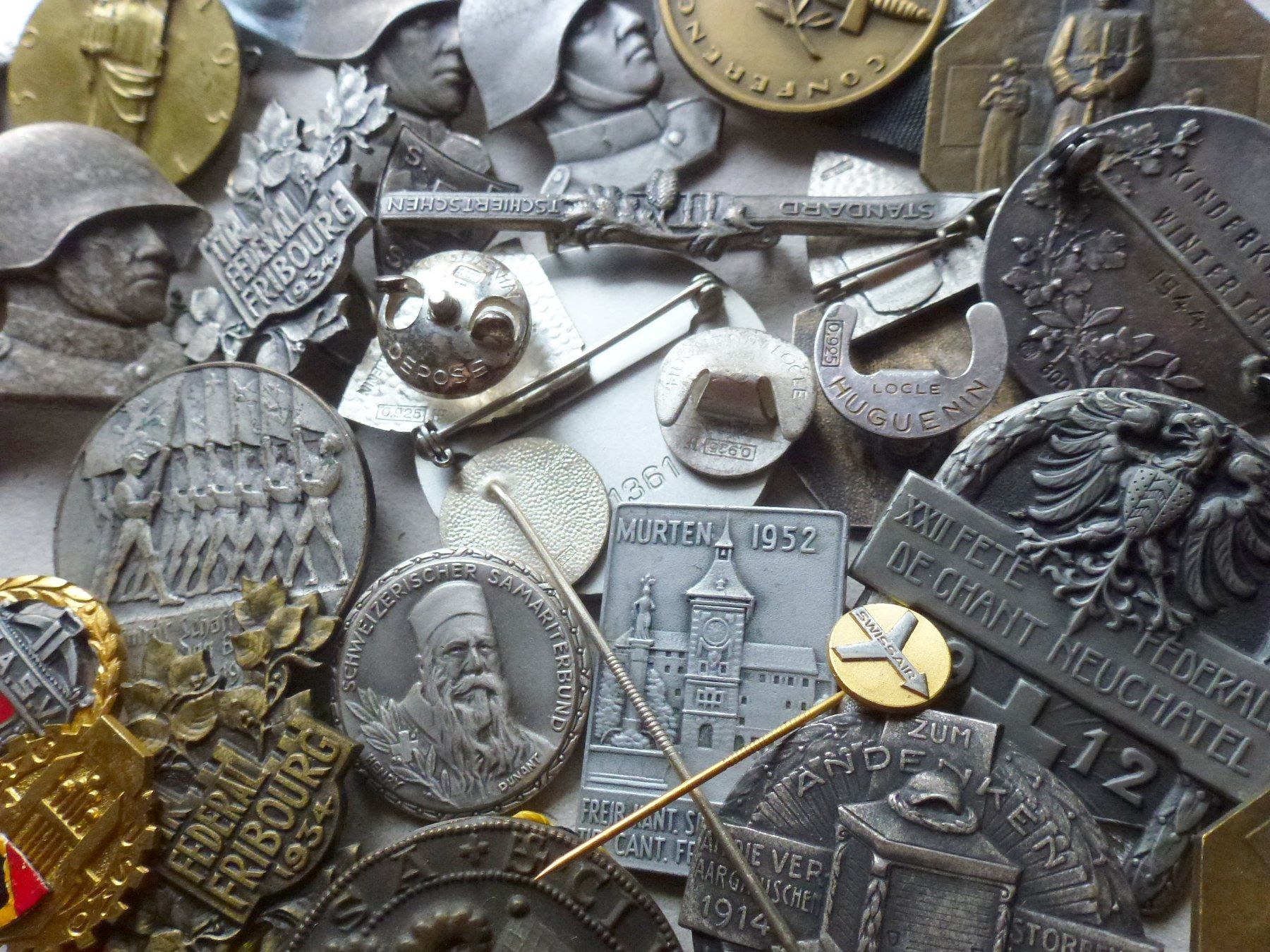 Medaglie: ++ Sammlung Anstecker, Abzeichen, auch viel Silber mitdabei – Usato da Walkringen venduto da Casablanca777 9