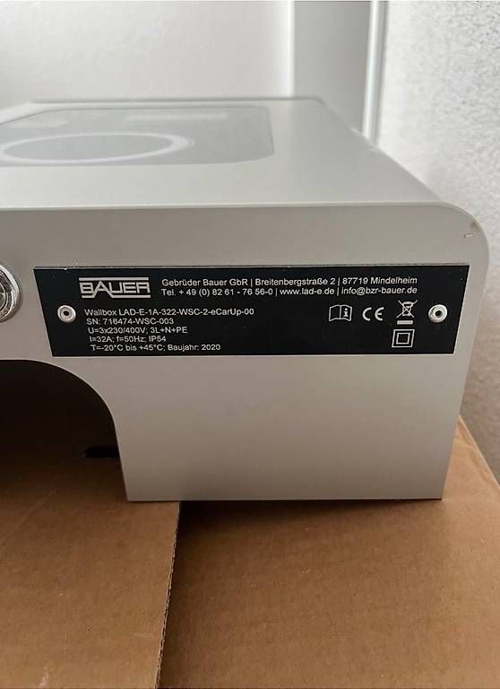 Caricabatterie: Bauer Wallbox 22 kw mit ecarup und Zähler – Usato da Ballwil venduto da Pascal105 3