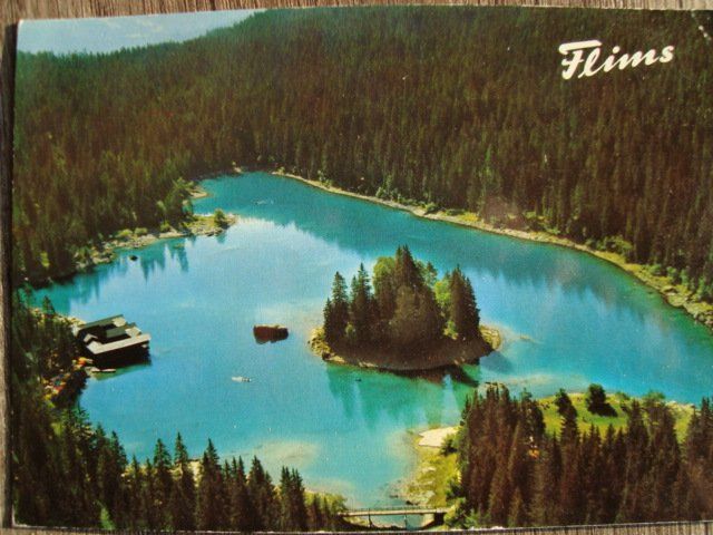 Cartoline postali: Flims, Caumasee. Postkarte – Usato da Thun venduto da Gaad1961
