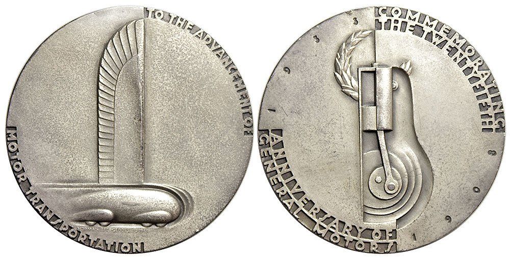 Medaglie: Medaille 1933, General Motors – Usato da Chiasso venduto da Novamarketing