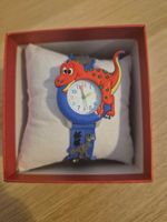 Kinderuhr Dino blau