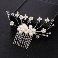 NEUER Braut Haarschmuck silber-weiss - Hochzeit - 220341