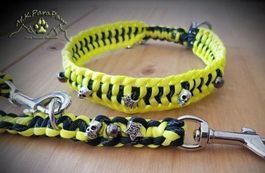 Paracord Hundehalsband und Leine
