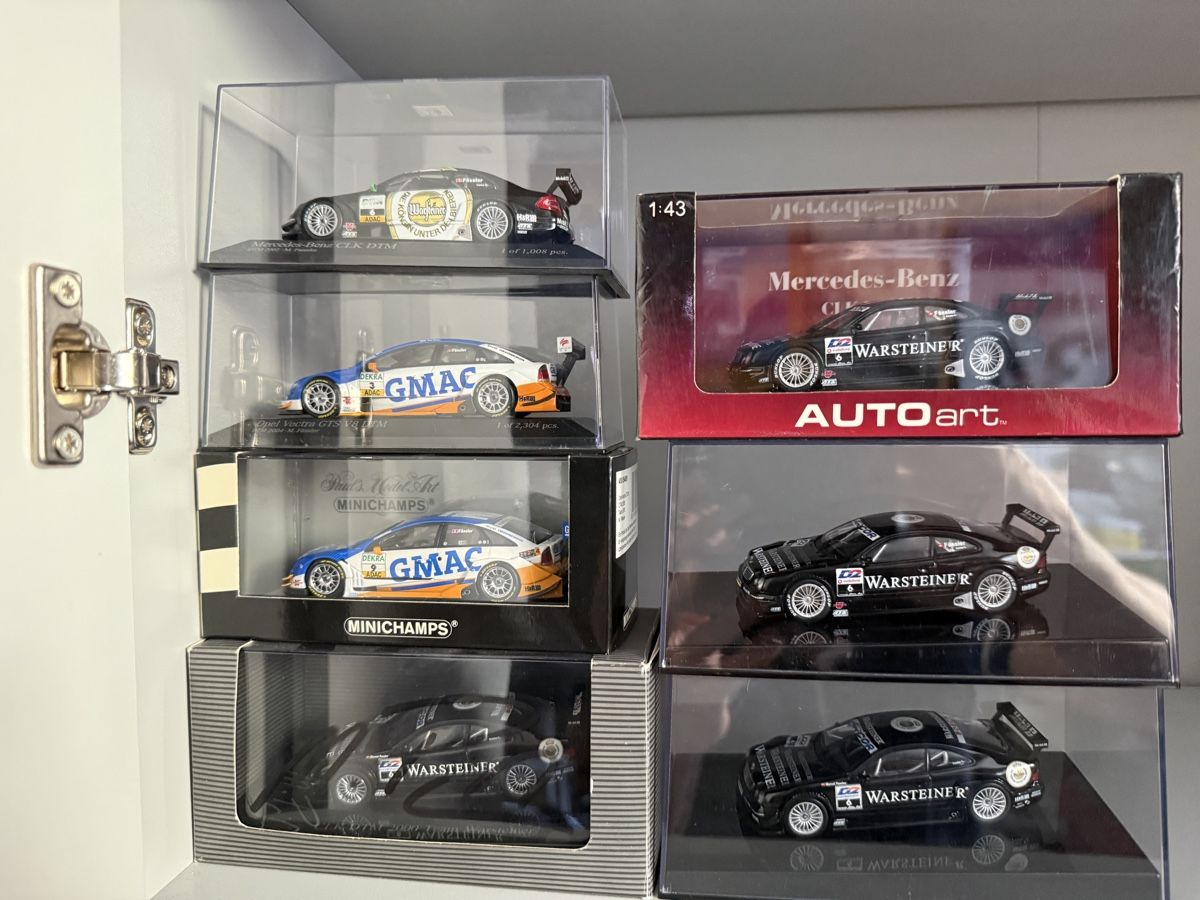 Modellini d'auto: DTM Modellautos 1:43, Marcel Fässler, Mercedes, Opel – Nuovo (secondo la descrizione) da Schwyz venduto da Aasterix