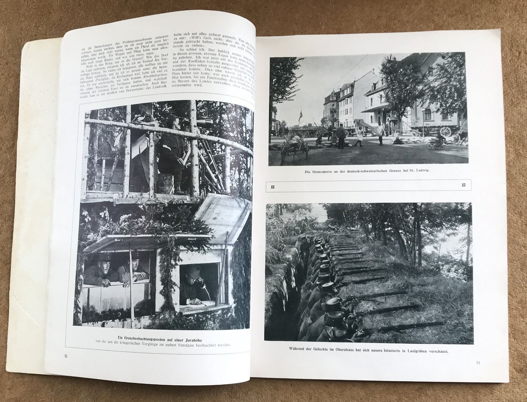 Schweizer Armee Armi bianche: DIE SCHWEIZERISCHE GRENZBESETZUNG 1914 – Usato da Ostermundigen venduto da Heavenmaus75 2
