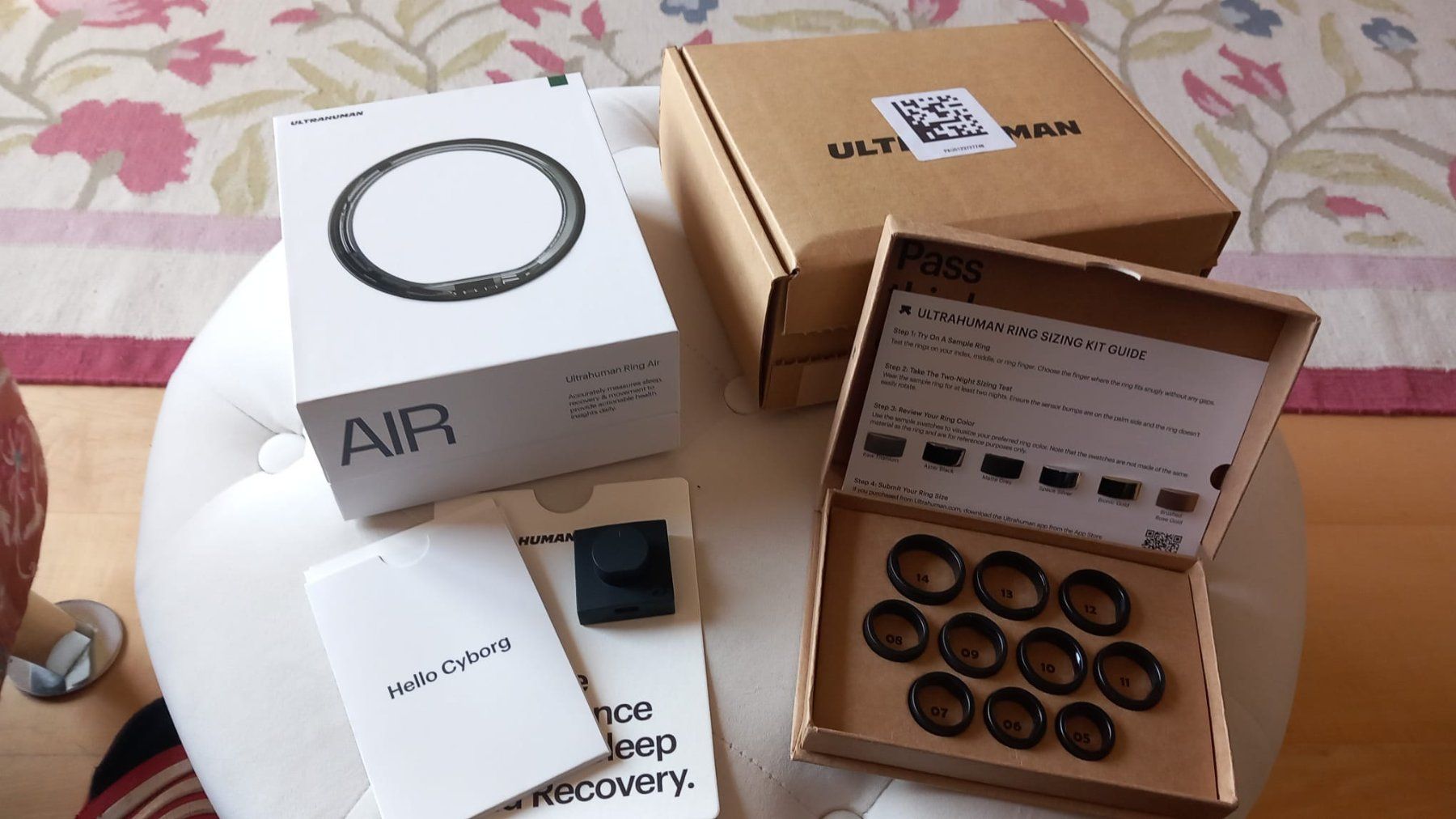 Caricabatterie: Ultrahuman - Ladegerät + Ring Sizing Kit – Usato da Pieterlen venduto da xernice