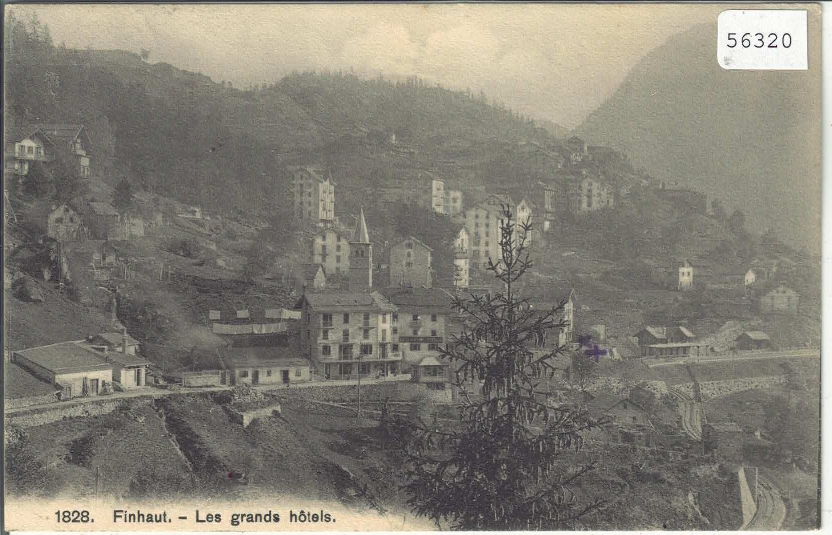 Cartes postales: Finhaut - Les grands hotels – D'occasion à Ettingen par Kartenplanet
