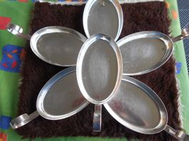 Bananensplit Schalen Desserschalen Inox 6 Ex.