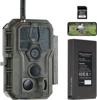WLAN-Wildkamera mit 8000mAh Akku (64 MP / 1296P)