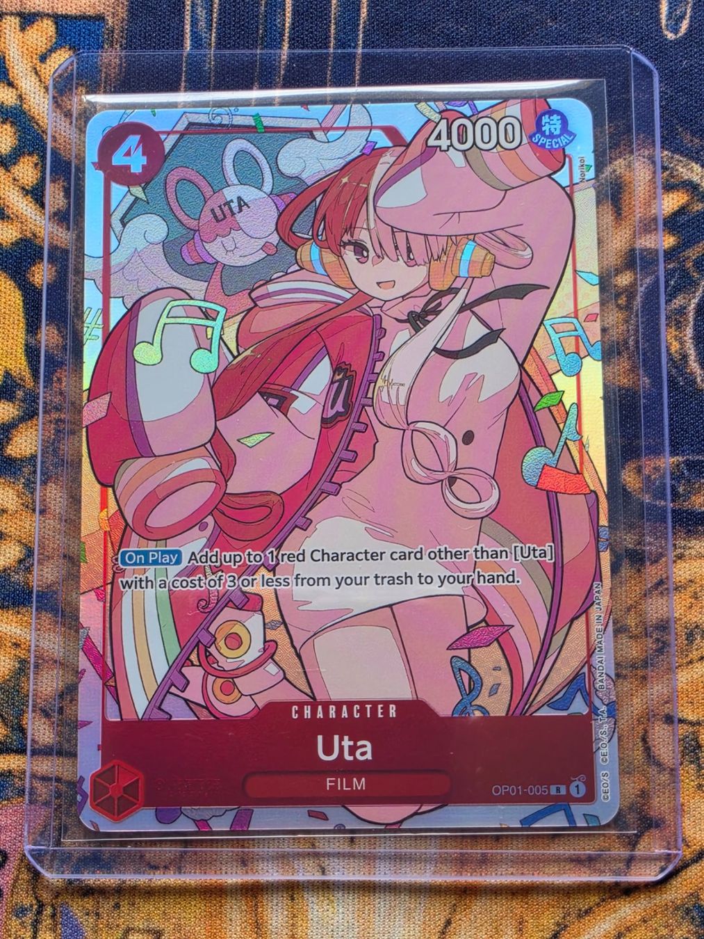 Bandai Carte collezionabili: One Piece Uta OP01-005 altrernate art – Usato da Genestrerio venduto da AM_98