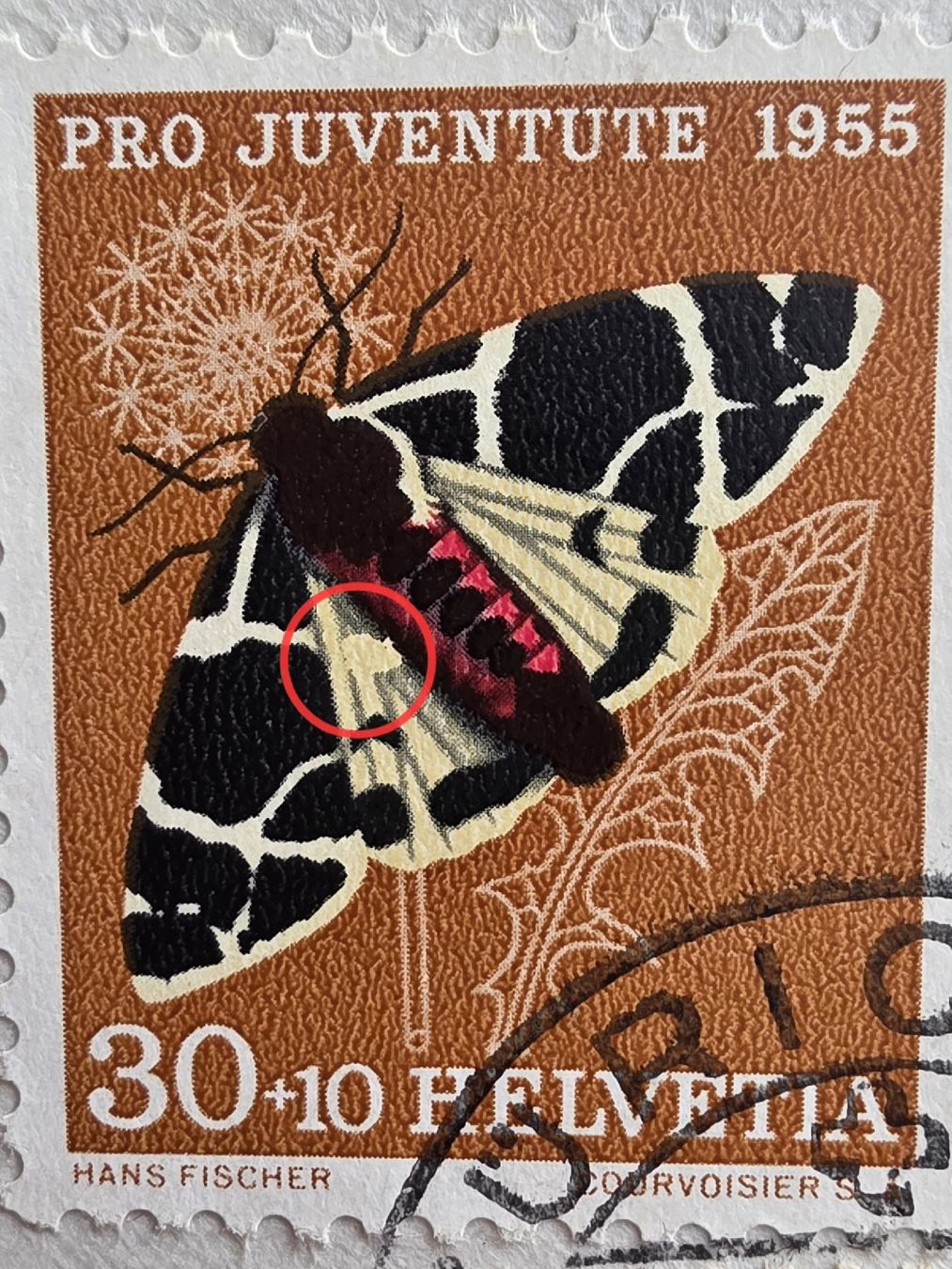 Alle Briefmarken: Pro juventute Abarten ( Brief )  – Gebraucht aus Bern von Kocholo 3